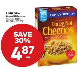 Giant Tiger General Mills cereal offer