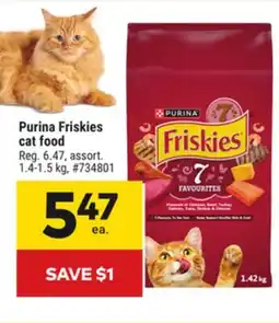 Giant Tiger Purina Friskies cat food offer