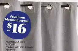 Giant Tiger blackout curtain offer