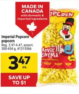Giant Tiger Imperial Popcorn popcorn offer