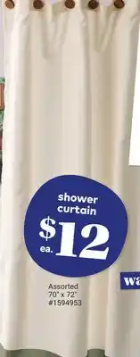 Giant Tiger shower curtain offer