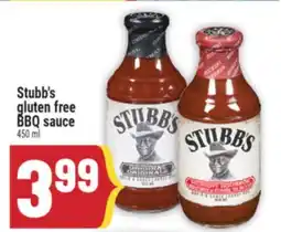 Marché Adonis Stubb's gluten free BBQ sauce offer