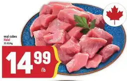 Marché Adonis Veal cubes Halal offer