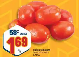 Marché Adonis Italian tomatoes offer