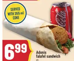 Marché Adonis Adonis falafel sandwich offer