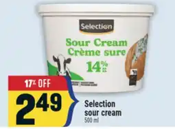 Marché Adonis Selection sour cream offer