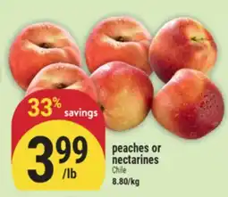 Marché Adonis Peaches or nectarines offer