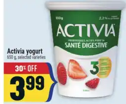 Marché Adonis Activia yogurt offer