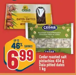 Marché Adonis Cedar roasted salt pistachios offer