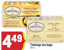 Marché Adonis Twinings tea bags offer