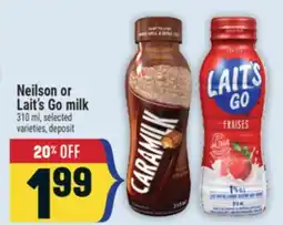 Marché Adonis Neilson or Lait's Go milk offer