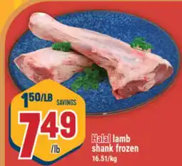 Marché Adonis Halal lamb shank frozen offer