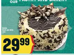 Marché Adonis Adonis black and white cake offer