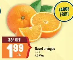Marché Adonis Navel oranges offer
