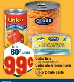 Marché Adonis Cedar tuna offer