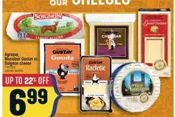 Marché Adonis Agropur, Monsieur Gustav or Soignon cheese offer