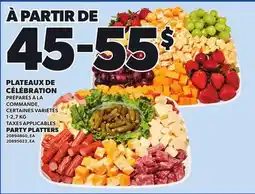 Provigo PARTY PLATTERS offer