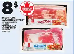 Provigo PC NATURALLY SMOKED BACON, 375/500 G offer
