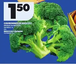 Provigo BROCCOLI CROWNS offer