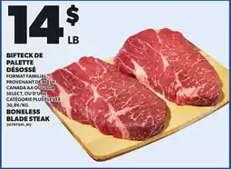 Provigo BONELESS BLADE STEAK offer