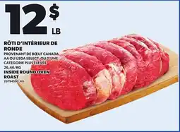 Provigo INSIDE ROUND OVEN ROAST offer