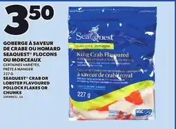 Provigo SEAQUEST CRAB OR LOBSTER FLAVOURED POLLOCK FLAKES OR CHUNKS offer