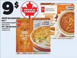Provigo PC PIE OR QUICHE offer