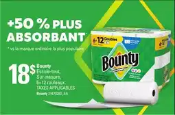 Provigo BOUNTY, 6=12 rouleaux offer
