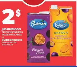 Provigo RUBICON JUICES offer
