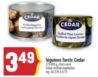 Marché Adonis LÉGUMES FARCIS CEDAR | CEDAR STUFFED VEGETABLES offer
