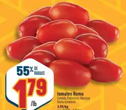 Marché Adonis TOMATES ROMA | ROMA TOMATOES offer