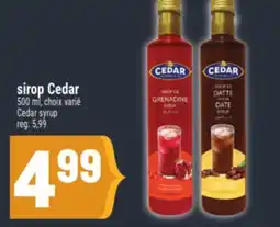 Marché Adonis SIROP CEDAR | CEDAR SYRUP offer