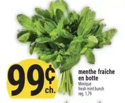 Marché Adonis MENTHE FRAÎCHE EN BOTTE | FRESH MINT BUNCH offer