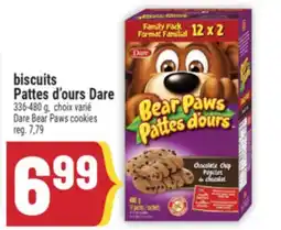 Marché Adonis BISCUITS PATTES D'OURS DARE | DARE BEAR PAWS COOKIES offer