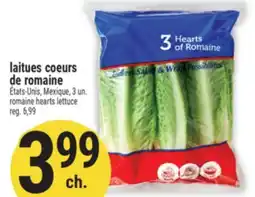 Marché Adonis LAITUES COEURS DE ROMAINE | ROMAINE HEARTS LETTUCE offer