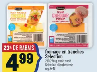 Marché Adonis FROMAGE EN TRANCHES SELECTION | SELECTION SLICED CHEESE offer