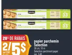 Marché Adonis PAPIER PARCHEMIN SELECTION | SELECTION PARCHMENT PAPER offer
