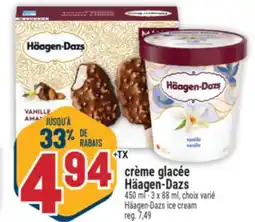 Marché Adonis CRÈME GLACÉE HÄAGEN-DAZS | HÄAGEN-DAZS ICE CREAM offer