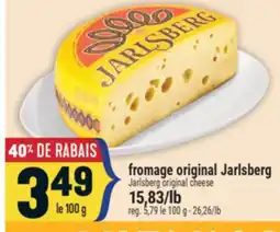 Marché Adonis FROMAGE ORIGINAL JARLSBERG |JARLSBERG ORIGINAL CHEESE offer