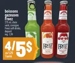 Marché Adonis BOISSONS GAZEUSES FREEZ | FREEZ SOFT DRINKS, DEPOSIT offer