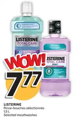 Brunet LISTERINE Rince-bouches sélectionnés offer