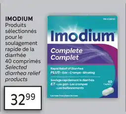 Brunet IMODIUM Produits sélectionnés pour le soulagement rapide de la diarrhée offer