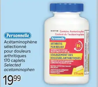 Brunet PERSONNELLE Acétaminophène sélectionné pour douleurs arthritiques offer