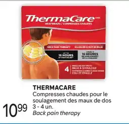 Brunet THERMACARE Compresses chaudes pour le soulagement des maux de dos offer