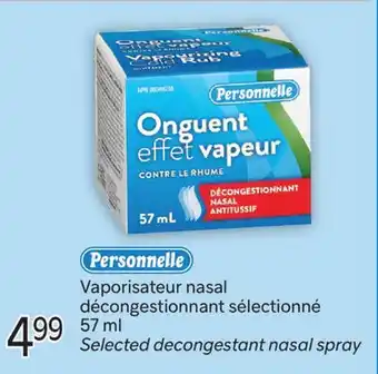 Brunet PERSONNELLE Vaporisateur nasal décongestionnant sélectionné offer