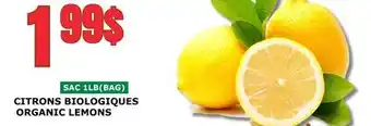 Marches Tau CITRONS BIOLOGIQUES offer