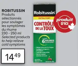 Brunet ROBITUSSIN Produits sélectionnés pour soulager les symptômes du rhume offer