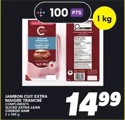 IGA COMPLIMENTS SLICED EXTRA LEAN COOKED HAM offer