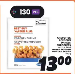 IGA VALEUR PLUS FROZEN BREADED POPCORN SHRIMP offer