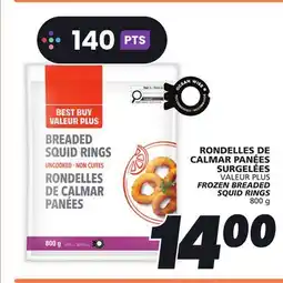 IGA VALEUR PLUS FROZEN BREADED SQUID RINGS offer